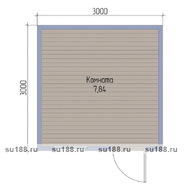 Вагончик 3х3