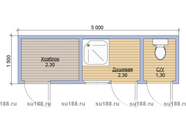 Вагончик 5х1.5