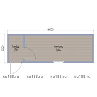 Вагончик для дачи 6х2