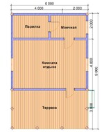 Баня 6х9 одноэтажная